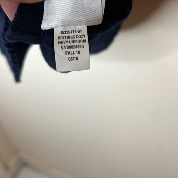 GAP Rib Cozy Tunic, Navy, M - Picture 7 of 10